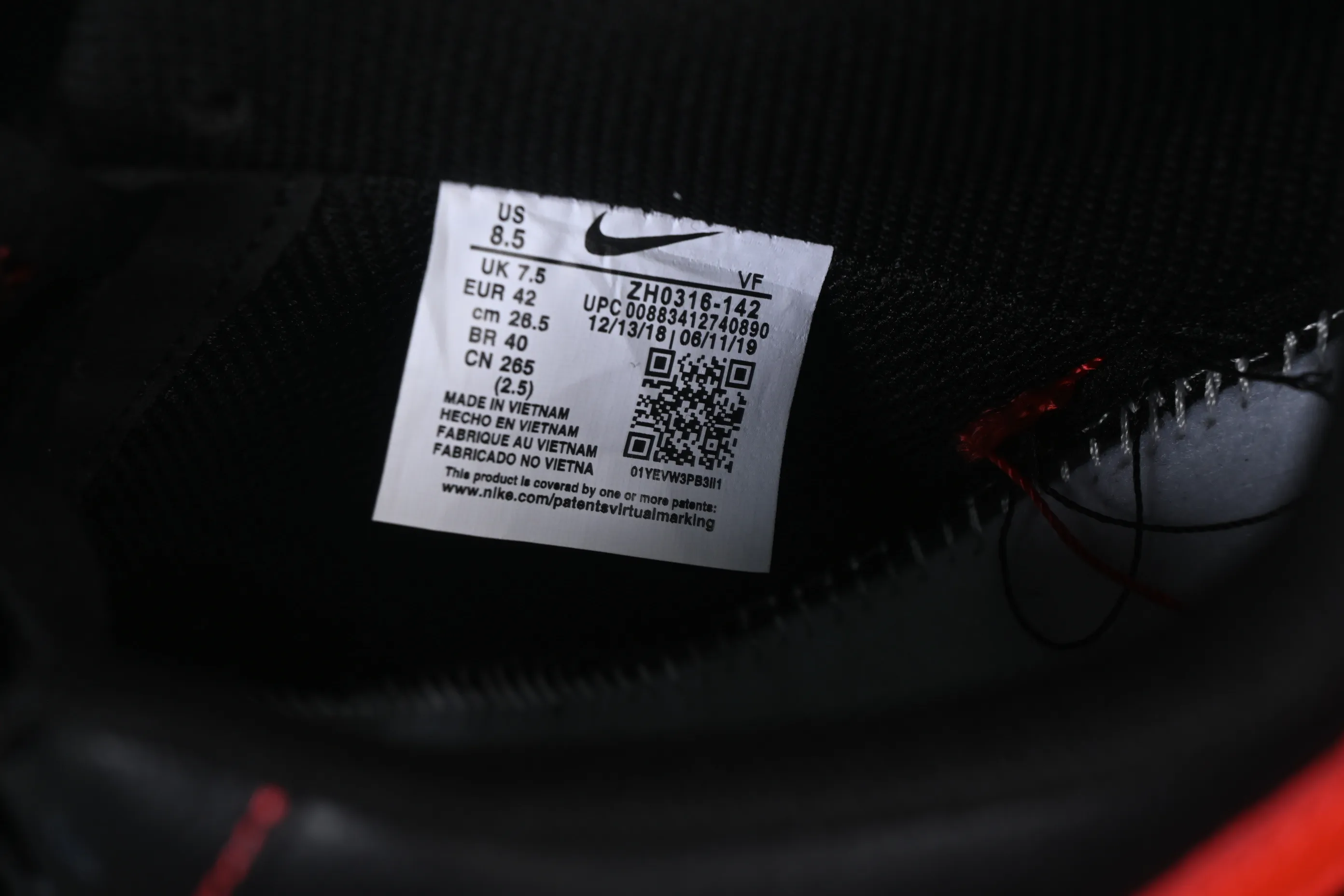 All categories Nk Air Force 1 Air Force series Nk Air Force 1 Low Air Force low-top Nike Air Force 1'07 Low black and red Air Force 1 low-top casual sneakers ZH0316-142